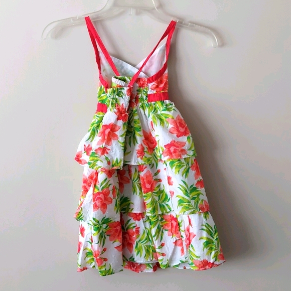 Penelope Mack Tropical Print Tiered Sundress, sz 5 - Picture 2 of 5